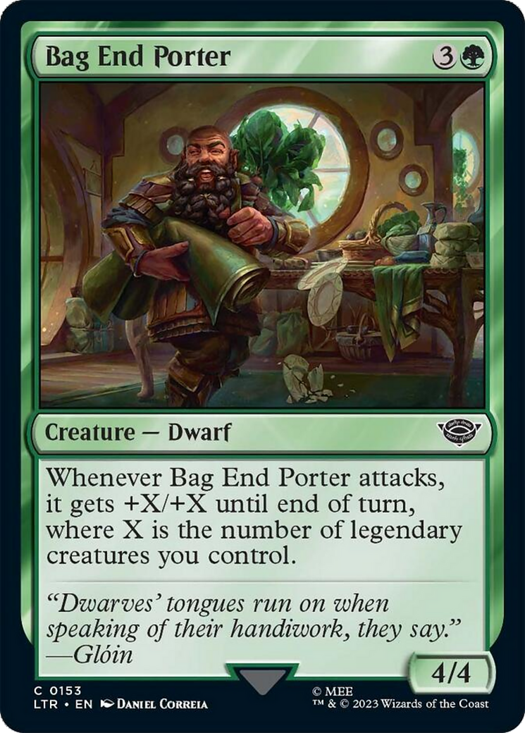 Bag End Porter [The Lord of the Rings: Tales of Middle-Earth] | Jomio and Rueliete's Cards and Comics