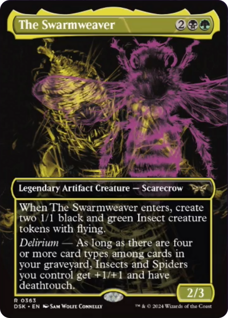 The Swarmweaver (Showcase) [Duskmourn: House of Horror] | Jomio and Rueliete's Cards and Comics