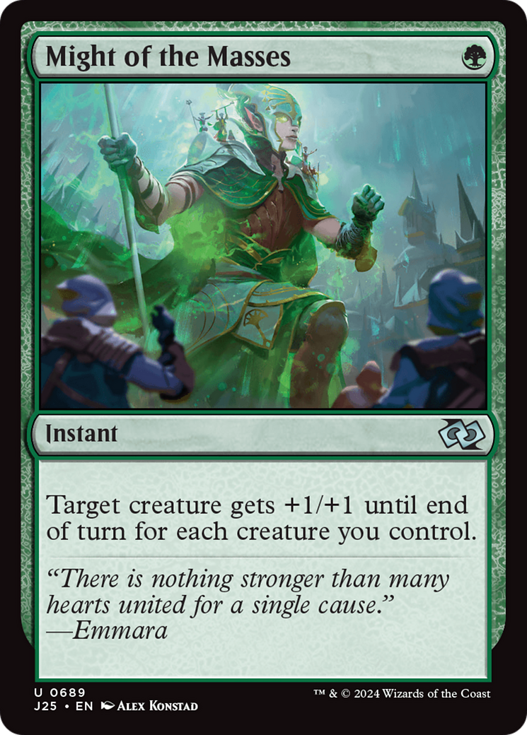 Might of the Masses [Foundations Jumpstart] | Jomio and Rueliete's Cards and Comics