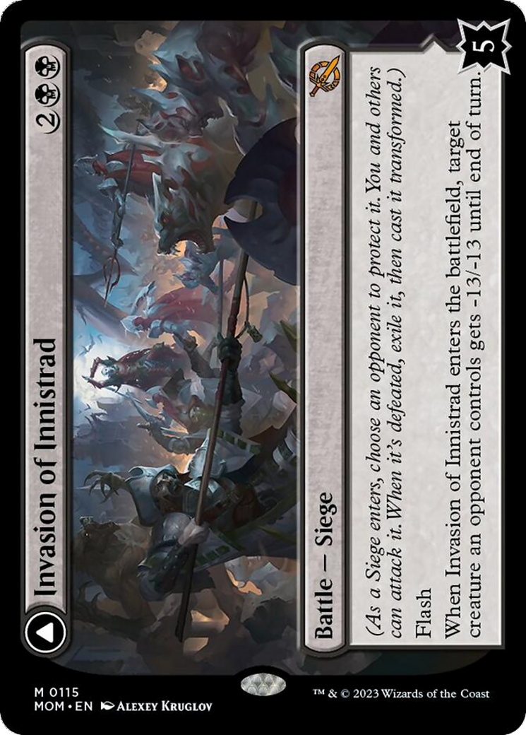 Invasion of Innistrad // Deluge of the Dead [March of the Machine] | Jomio and Rueliete's Cards and Comics