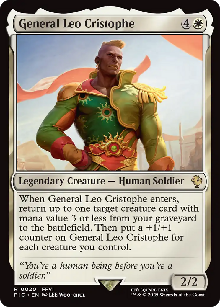 General Leo Cristophe [FINAL FANTASY Commander] | Jomio and Rueliete's Cards and Comics