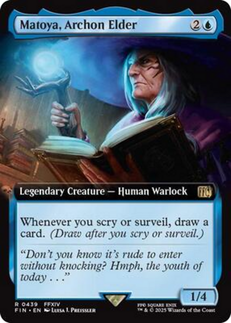 Matoya, Archon Elder (Extended Art) [FINAL FANTASY] | Jomio and Rueliete's Cards and Comics