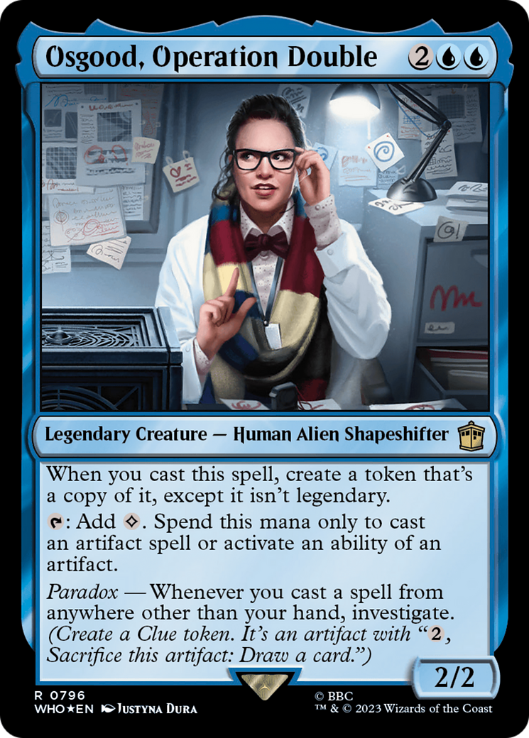 Osgood, Operation Double (Surge Foil) [Doctor Who] | Jomio and Rueliete's Cards and Comics