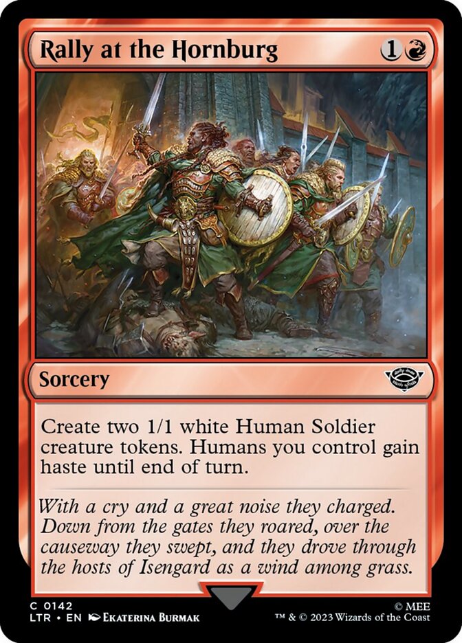 Rally at the Hornburg [The Lord of the Rings: Tales of Middle-Earth] | Jomio and Rueliete's Cards and Comics