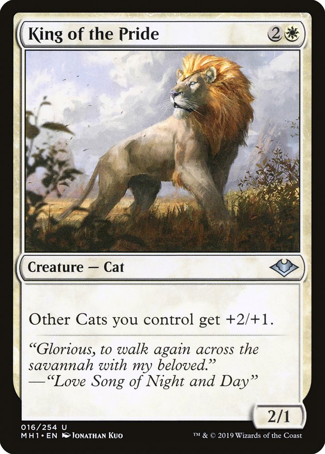 King of the Pride [Modern Horizons] | Jomio and Rueliete's Cards and Comics