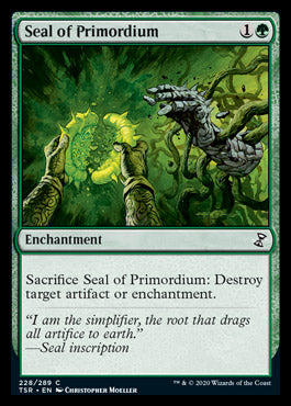 Seal of Primordium [Time Spiral Remastered] | Jomio and Rueliete's Cards and Comics