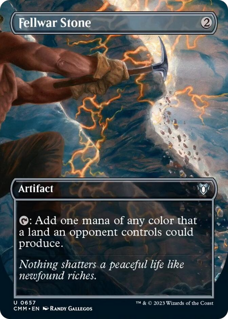 Fellwar Stone (Borderless Alternate Art) [Commander Masters] | Jomio and Rueliete's Cards and Comics