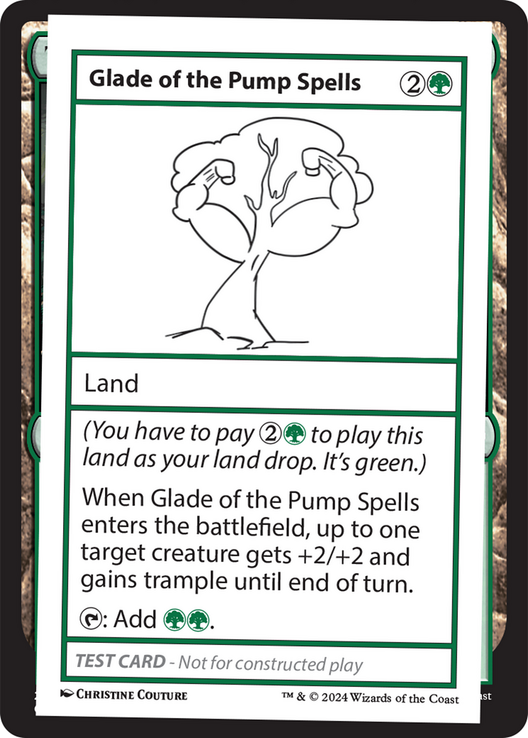 Glade of the Pump Spells [Mystery Booster 2 Playtest Cards] | Jomio and Rueliete's Cards and Comics