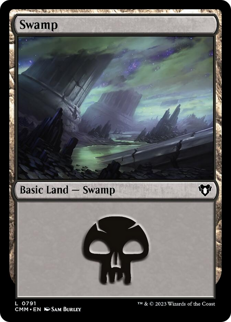 Swamp (791) [Commander Masters] | Jomio and Rueliete's Cards and Comics
