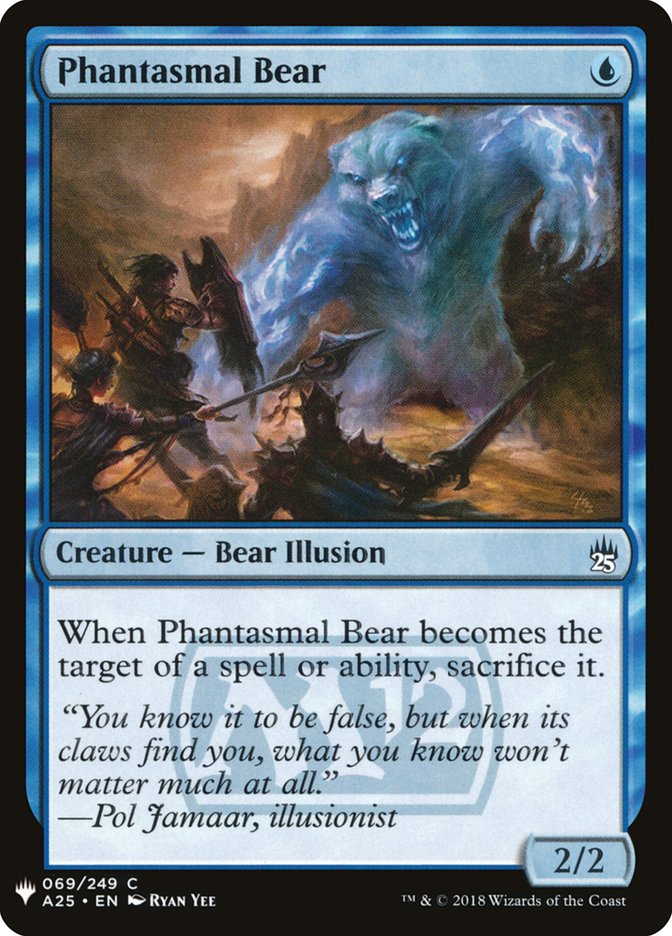 Phantasmal Bear [Mystery Booster] | Jomio and Rueliete's Cards and Comics