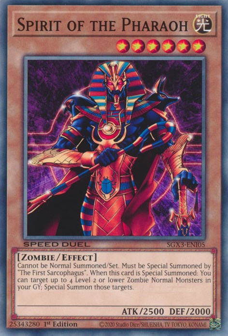 Spirit of the Pharaoh [SGX3-ENI05] Common | Jomio and Rueliete's Cards and Comics
