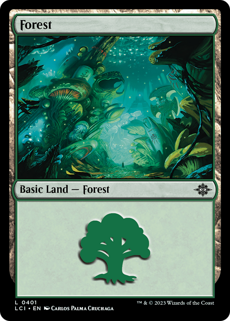 Forest (0401) [The Lost Caverns of Ixalan] | Jomio and Rueliete's Cards and Comics
