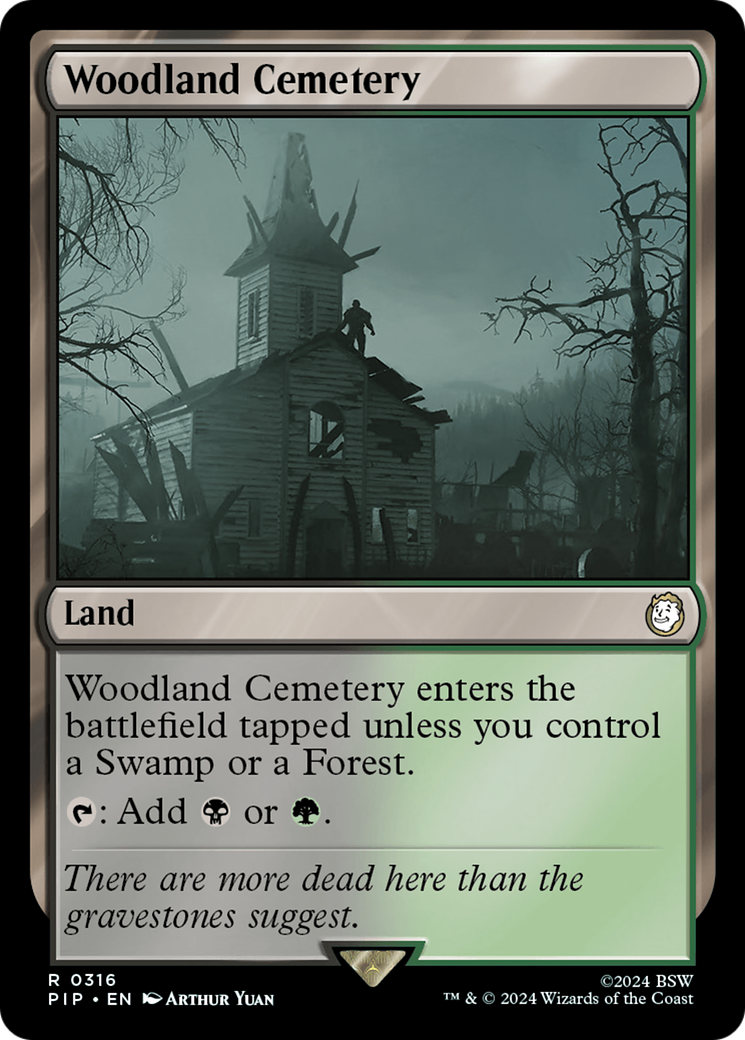 Woodland Cemetery [Fallout] | Jomio and Rueliete's Cards and Comics