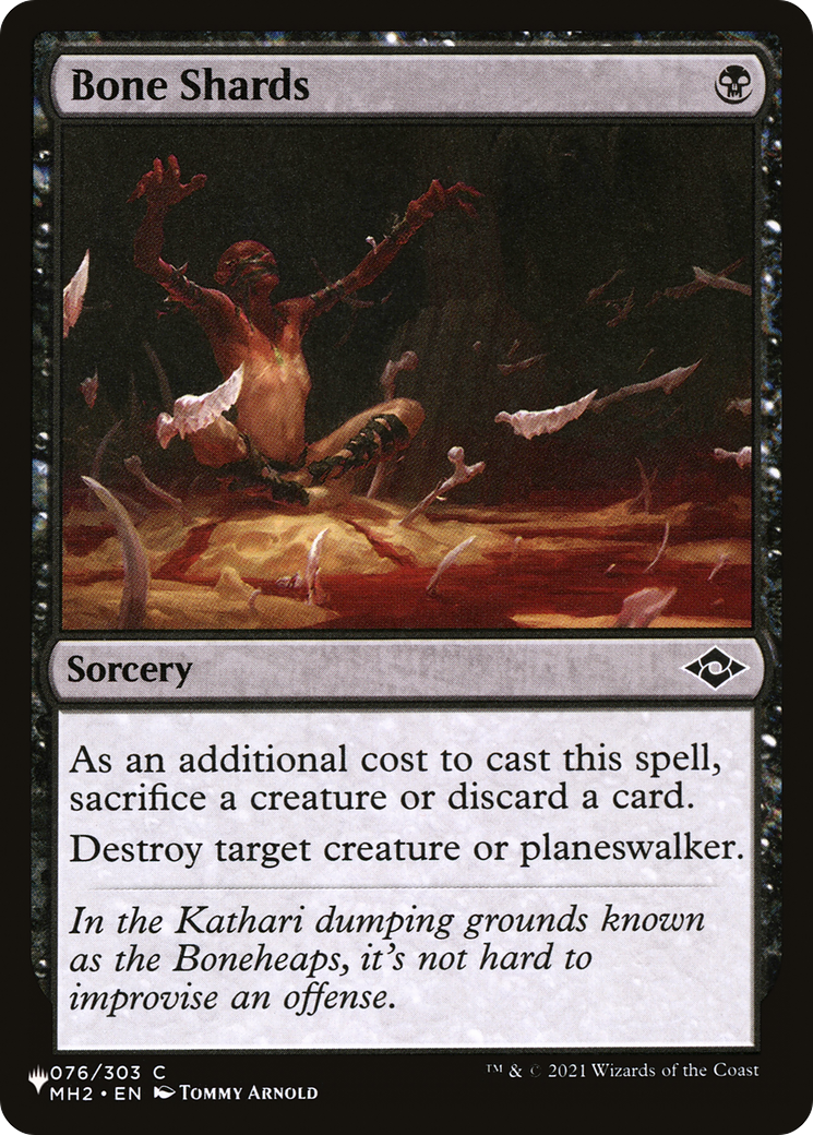 Bone Shards [The List] | Jomio and Rueliete's Cards and Comics