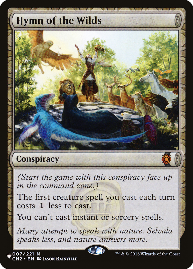 Hymn of the Wilds [The List] | Jomio and Rueliete's Cards and Comics