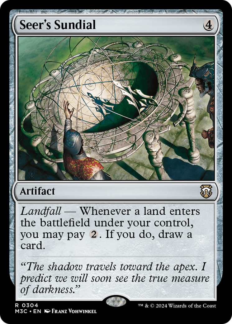 Seer's Sundial (Ripple Foil) [Modern Horizons 3 Commander] | Jomio and Rueliete's Cards and Comics