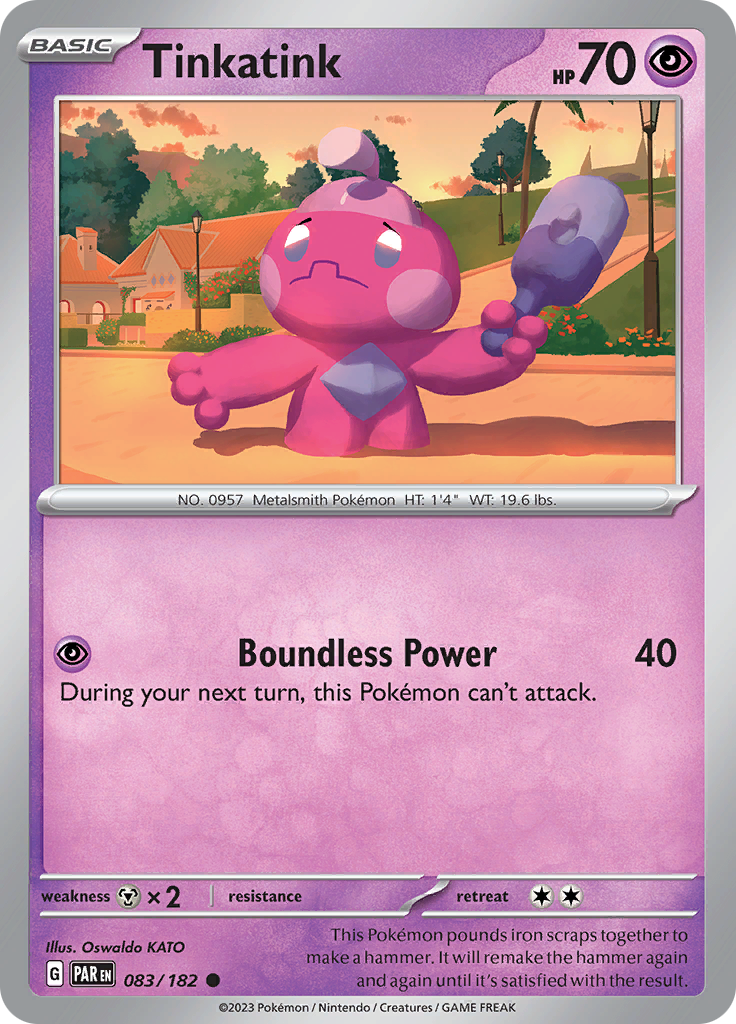 Tinkatink (083/182) [Scarlet & Violet: Paradox Rift] | Jomio and Rueliete's Cards and Comics