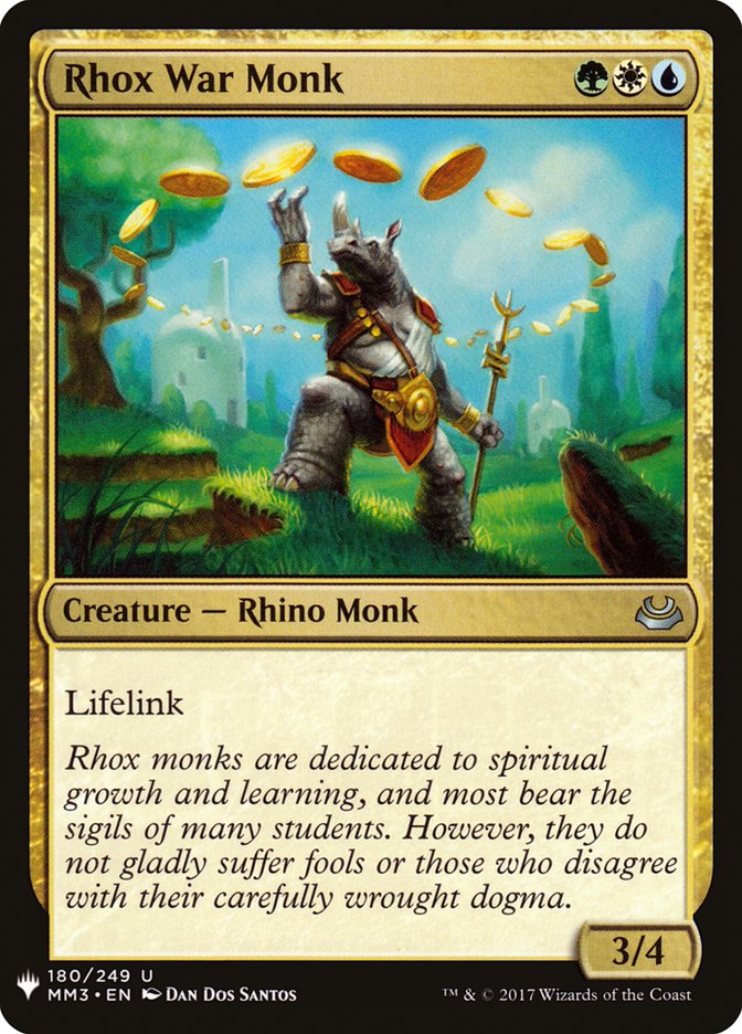 Rhox War Monk [Mystery Booster] | Jomio and Rueliete's Cards and Comics