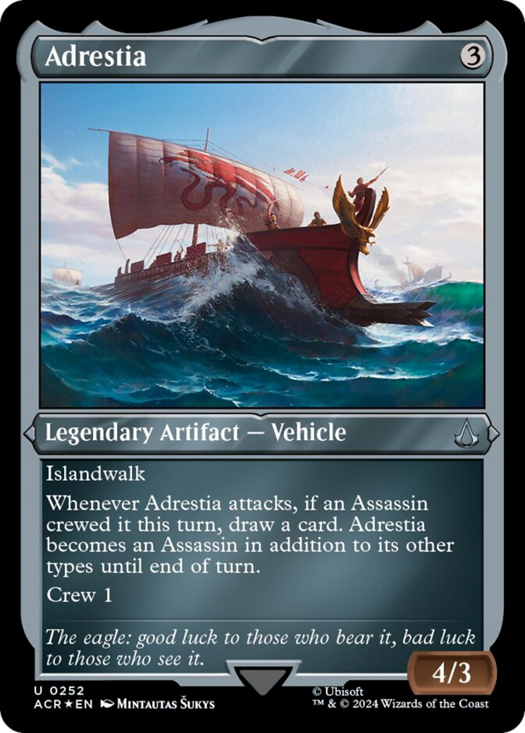 Adrestia (Foil Etched) [Assassin's Creed] | Jomio and Rueliete's Cards and Comics