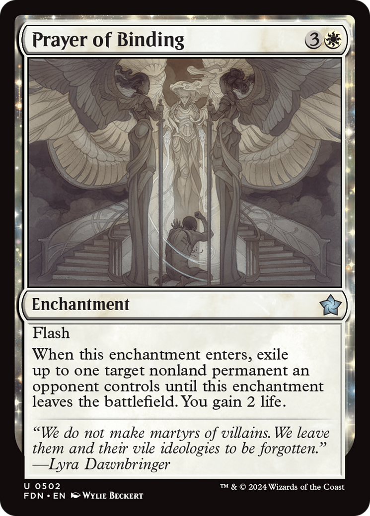 Prayer of Binding [Foundations] | Jomio and Rueliete's Cards and Comics