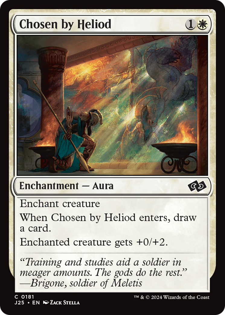 Chosen by Heliod [Foundations Jumpstart] | Jomio and Rueliete's Cards and Comics