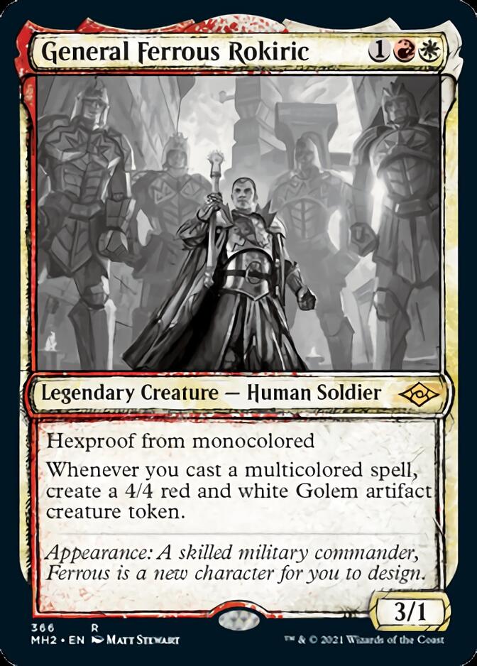 General Ferrous Rokiric (Sketch) [Modern Horizons 2] | Jomio and Rueliete's Cards and Comics
