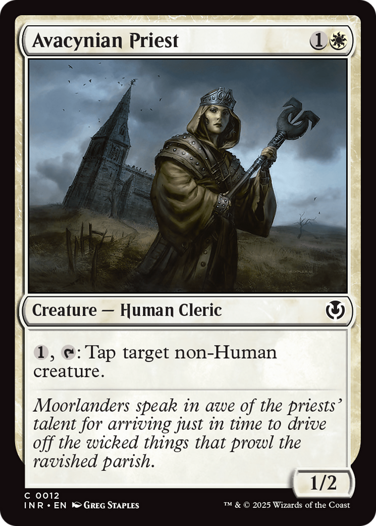 Avacynian Priest [Innistrad Remastered] | Jomio and Rueliete's Cards and Comics
