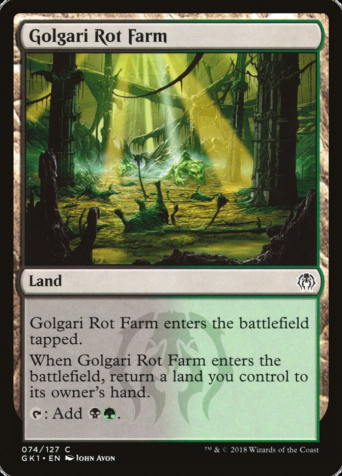 Golgari Rot Farm [Guilds of Ravnica Guild Kit] | Jomio and Rueliete's Cards and Comics