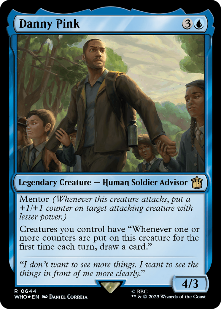 Danny Pink (Surge Foil) [Doctor Who] | Jomio and Rueliete's Cards and Comics