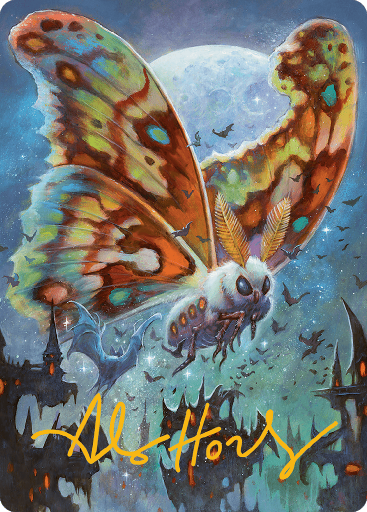 Luminous Broodmoth Art Card (Gold-Stamped Signature) [Bloomburrow Art Series] | Jomio and Rueliete's Cards and Comics