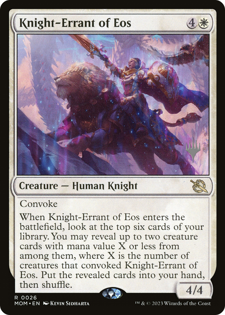 Knight-Errant of Eos (Promo Pack) [March of the Machine Promos] | Jomio and Rueliete's Cards and Comics