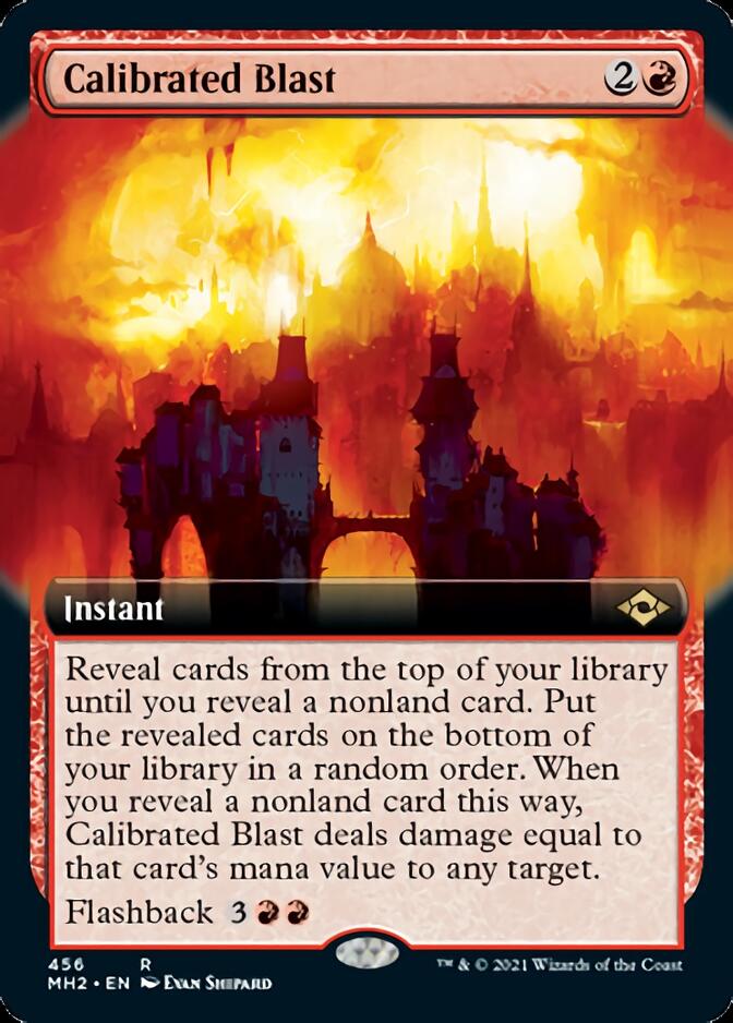 Calibrated Blast (Extended Art) [Modern Horizons 2] | Jomio and Rueliete's Cards and Comics
