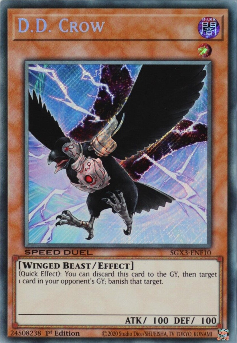 D.D. Crow [SGX3-ENF10] Secret Rare | Jomio and Rueliete's Cards and Comics