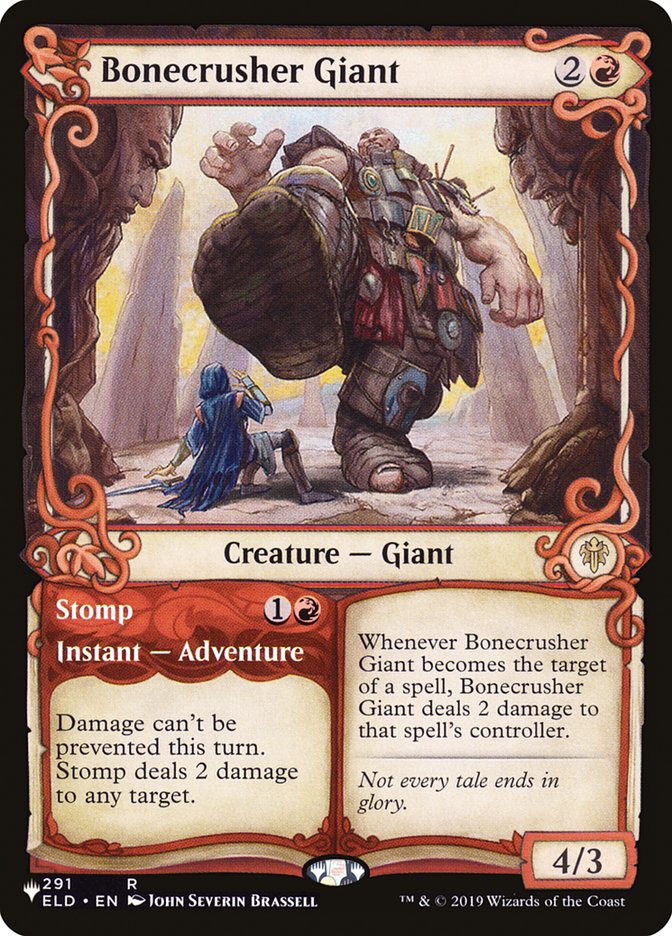Bonecrusher Giant // Stomp [The List] | Jomio and Rueliete's Cards and Comics