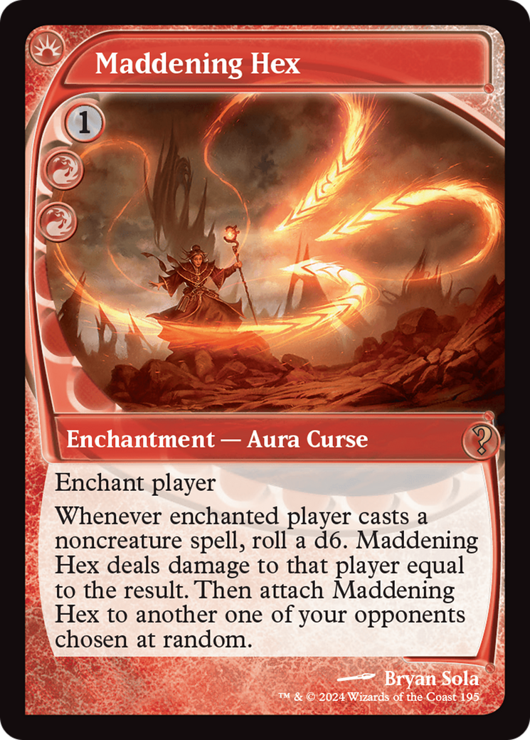 Maddening Hex (Future Sight) [Mystery Booster 2] | Jomio and Rueliete's Cards and Comics