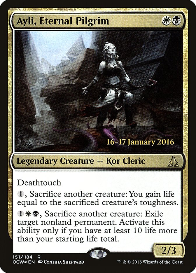 Ayli, Eternal Pilgrim [Oath of the Gatewatch Prerelease Promos] | Jomio and Rueliete's Cards and Comics