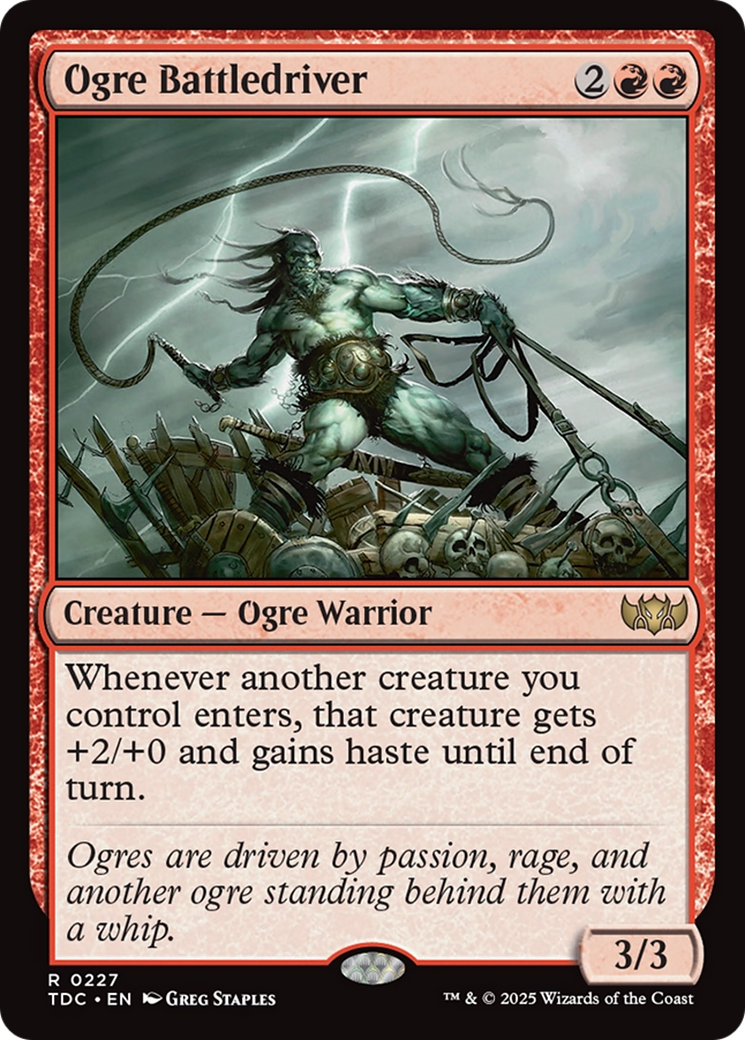 Ogre Battledriver [Tarkir: Dragonstorm Commander] | Jomio and Rueliete's Cards and Comics