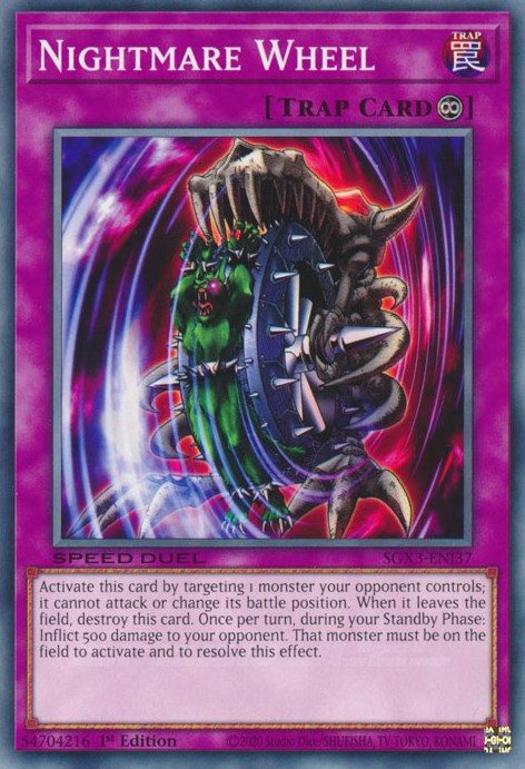 Nightmare Wheel [SGX3-ENI37] Common | Jomio and Rueliete's Cards and Comics