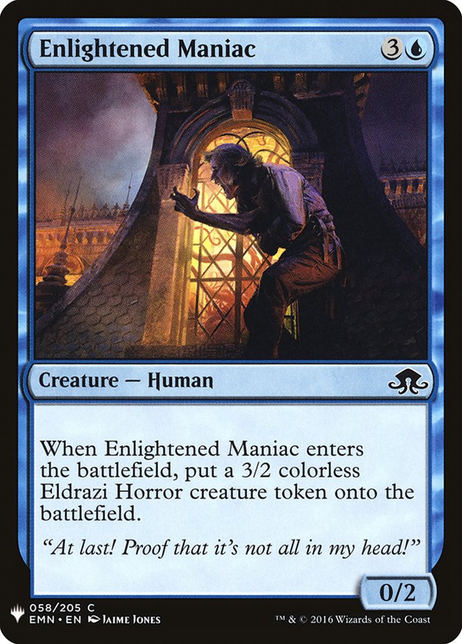 Enlightened Maniac [Mystery Booster] | Jomio and Rueliete's Cards and Comics