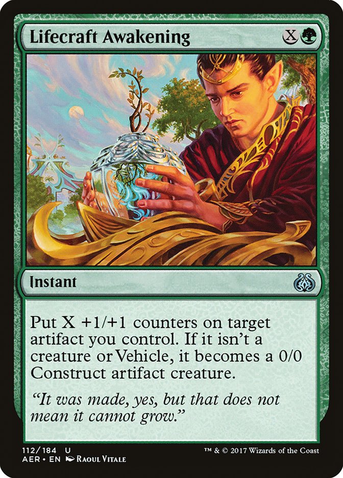 Lifecraft Awakening [Aether Revolt] | Jomio and Rueliete's Cards and Comics
