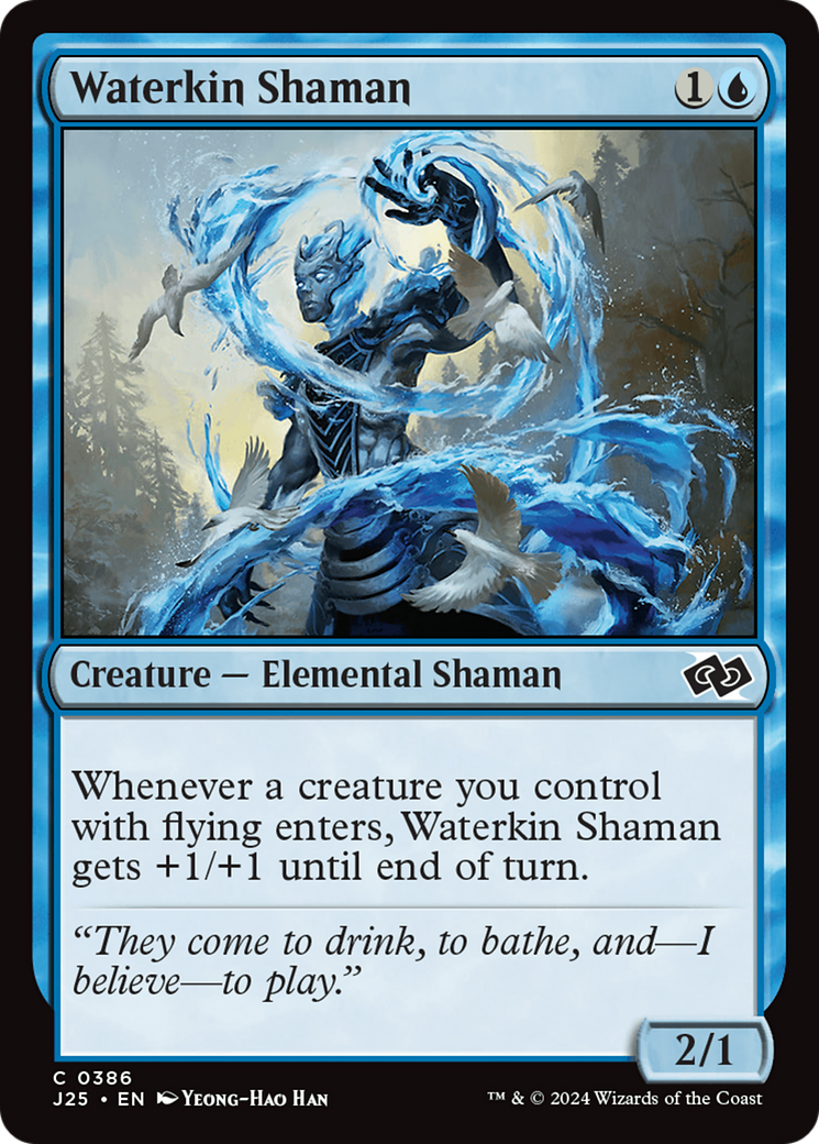 Waterkin Shaman [Foundations Jumpstart] | Jomio and Rueliete's Cards and Comics