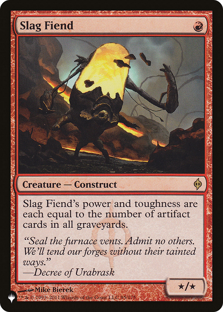 Slag Fiend [The List] | Jomio and Rueliete's Cards and Comics