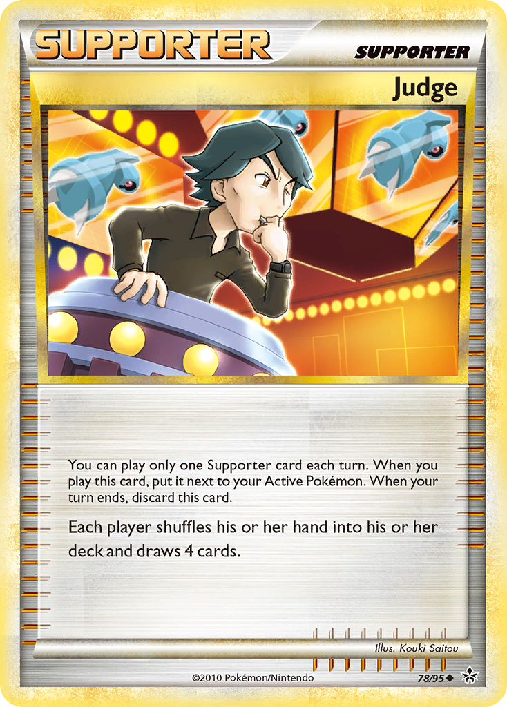 Judge (78/95) [HeartGold & SoulSilver: Unleashed] | Jomio and Rueliete's Cards and Comics