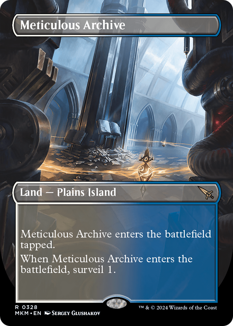 Meticulous Archive (Borderless) [Murders at Karlov Manor] | Jomio and Rueliete's Cards and Comics