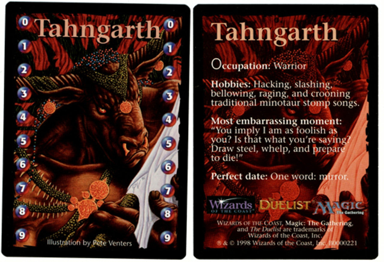 Tahngarth Life Counter Token [Media Promos] | Jomio and Rueliete's Cards and Comics