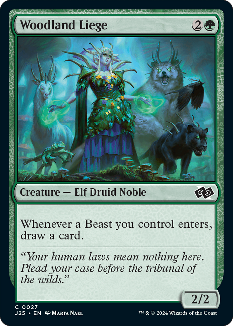 Woodland Liege [Foundations Jumpstart] | Jomio and Rueliete's Cards and Comics