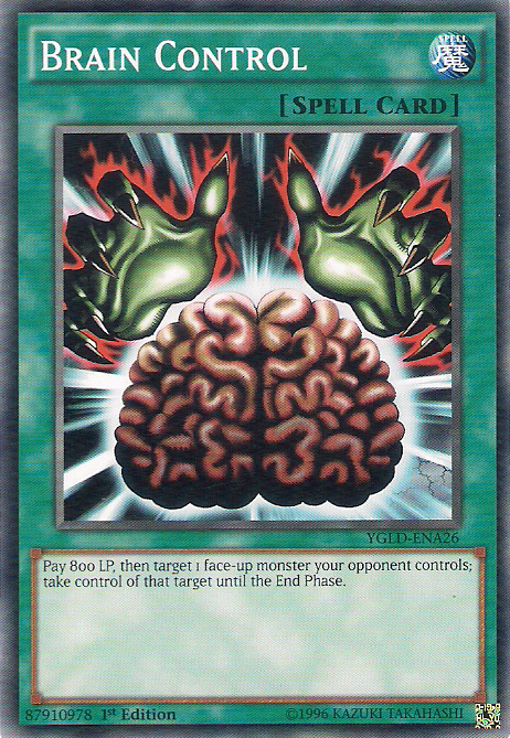 Brain Control [YGLD-ENA26] Common | Jomio and Rueliete's Cards and Comics
