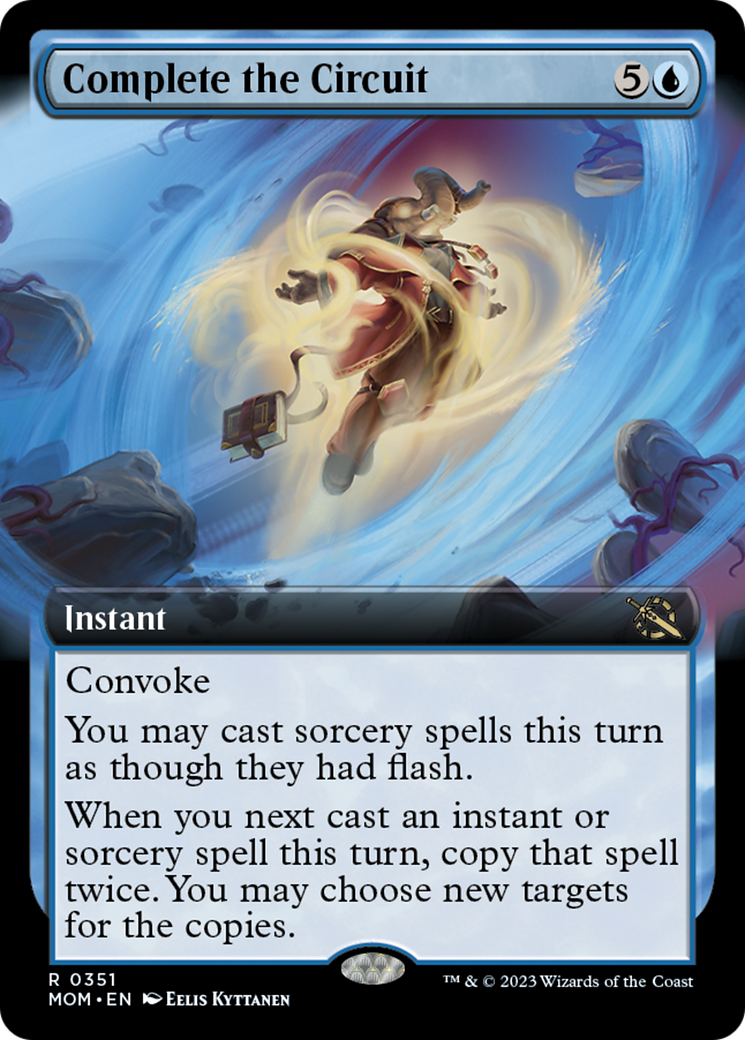 Complete the Circuit (Extended Art) [March of the Machine] | Jomio and Rueliete's Cards and Comics