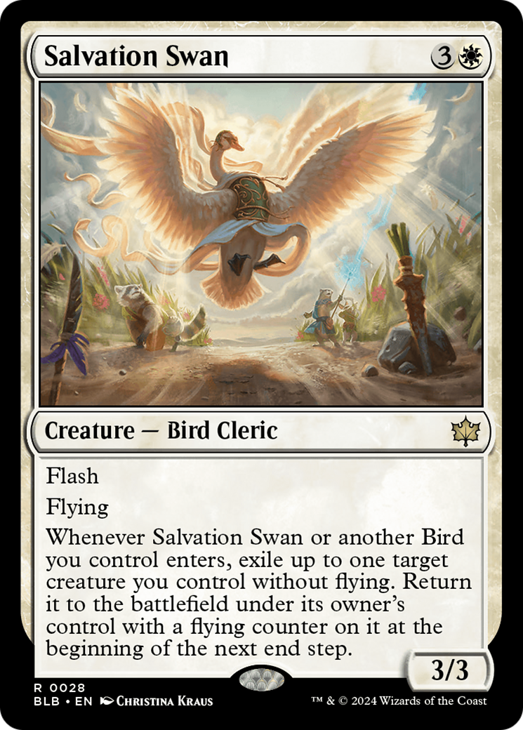 Salvation Swan [Bloomburrow] | Jomio and Rueliete's Cards and Comics