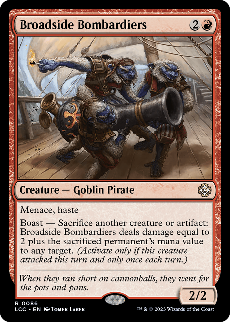 Broadside Bombardiers [The Lost Caverns of Ixalan Commander] | Jomio and Rueliete's Cards and Comics